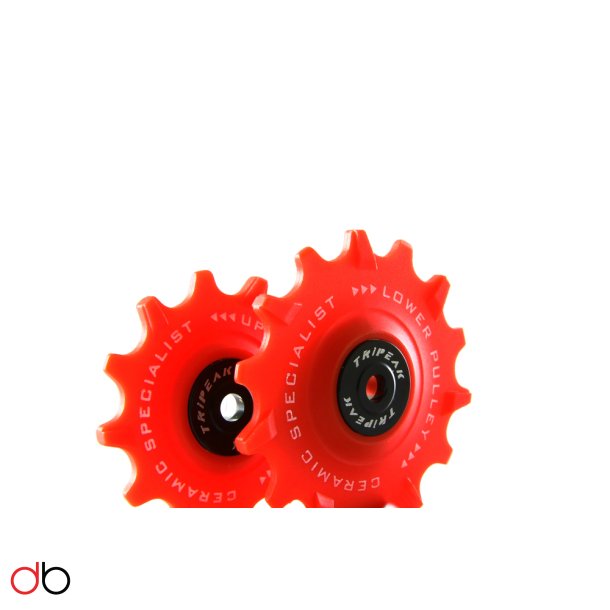 Jockey wheels ceramic 12T/14T 11S - Shimano - Red